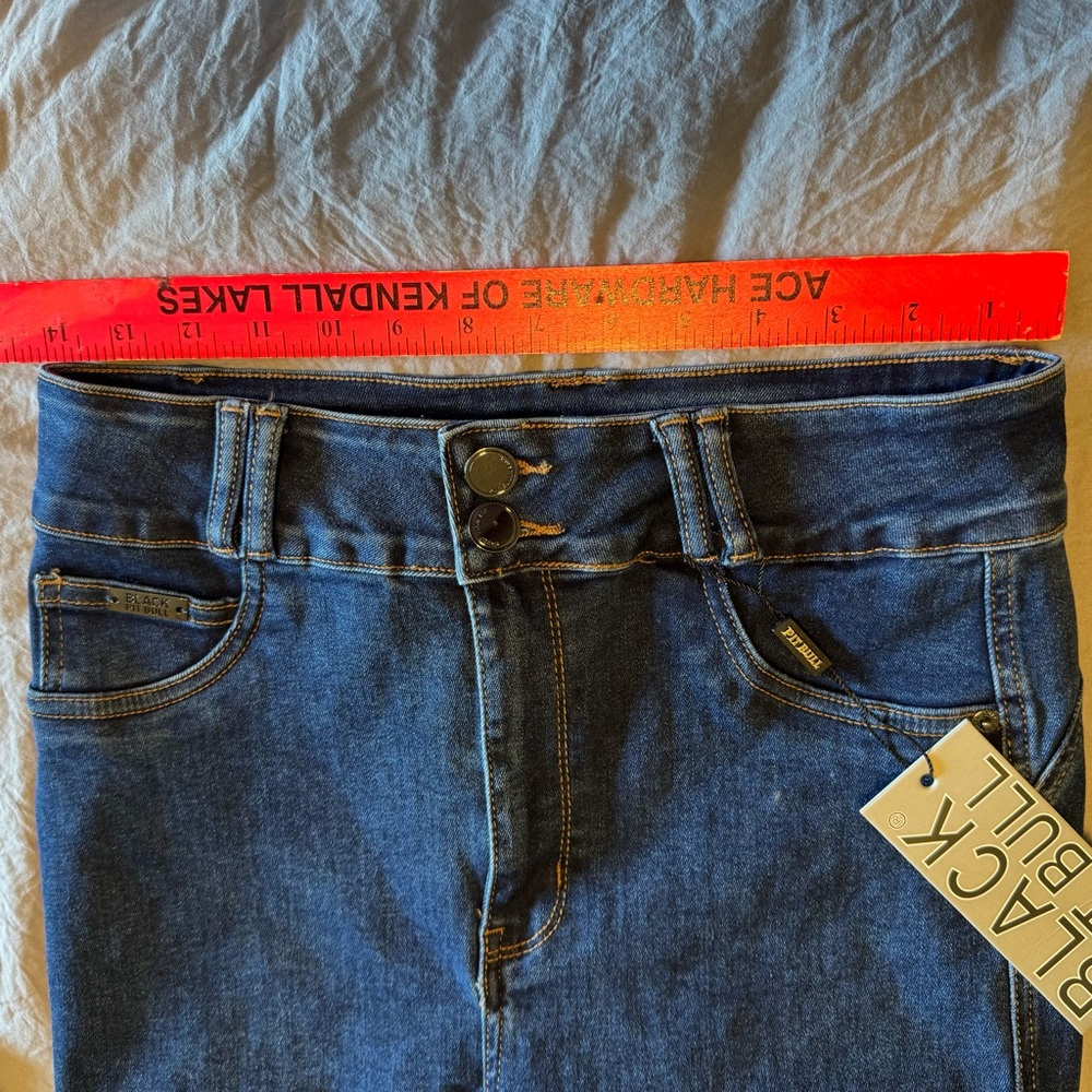 BLACK PITBULL Brazilian High Waisted Skinny Sculpturing & Butt Lift Jeans - Picture 15 of 16